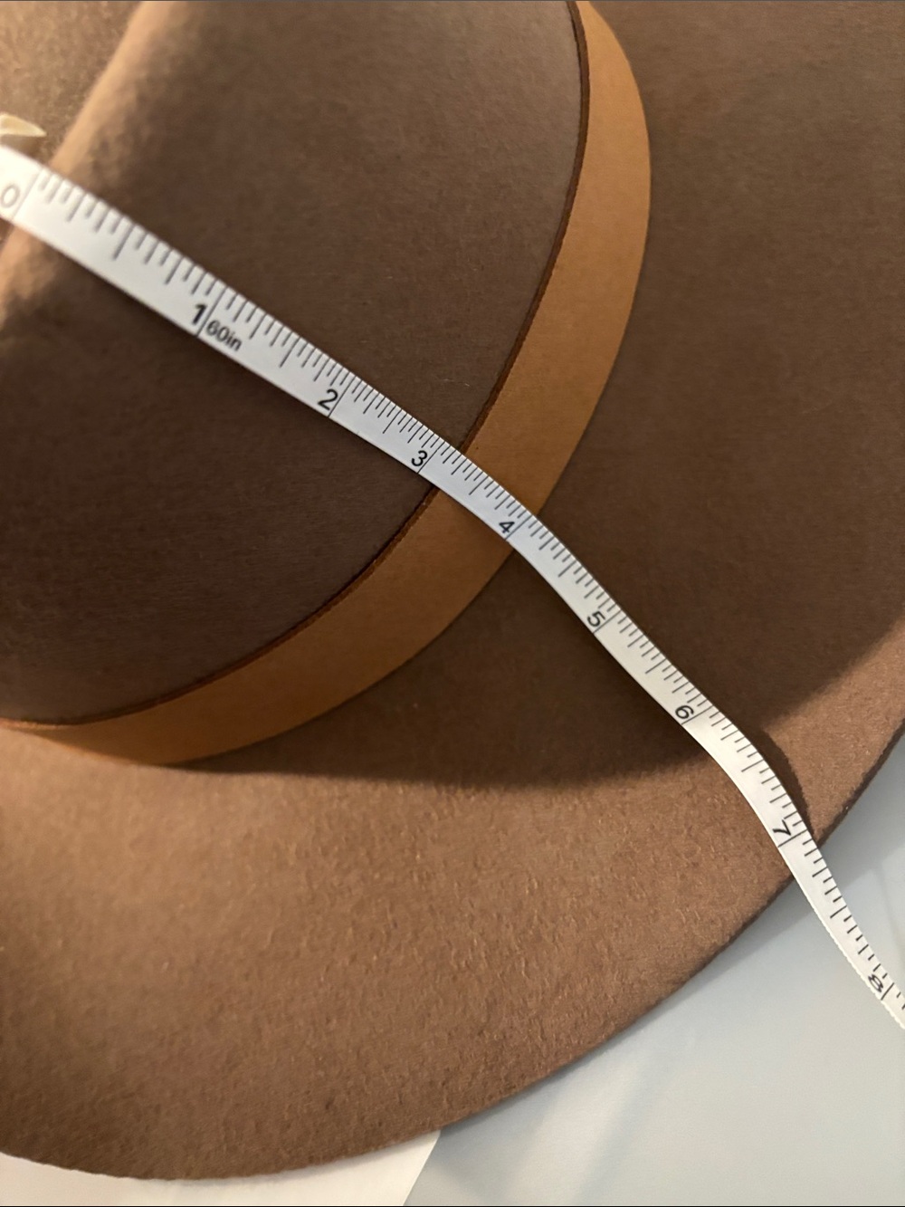 Lack of Color Mirage Boater Dusty brown XXL dipped crown genuine suede band NWT - Picture 12 of 15